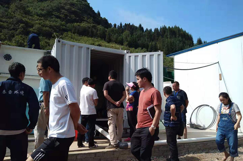 滲濾液現(xiàn)場(chǎng)參觀工程